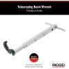 image:imageRIDGID 31175 Model 1017 Fold Over Basin Adjustable 10 To 17 Pipe Wrench Silver Made In The USA
