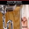 image:imageRIDGID 31175 Model 1017 Fold Over Basin Adjustable 10 To 17 Pipe Wrench Silver Made In The USA