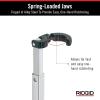 image:imageRIDGID 31175 Model 1017 Fold Over Basin Adjustable 10 To 17 Pipe Wrench Silver Made In The USA