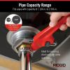 image:imageRIDGID 31305 Model E110 95 Offset Hex Jaw Pipe Wrench Red Made in The USAWrench
