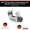 image:imageRIDGID 32985 Model 104 Close Quarters Tubing Cutter 316inch to 1516inch Tube CutterPack of 1