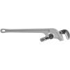 image:imageRIDGID 90127 E924 24 Aluminum End Pipe Wrench with 3 Pipe Capacity 40 Lighter Aluminum End Plumbing Wrench with Angled Handle