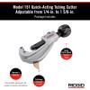 image:imageRidgid 151 14 to 158 Quick Acting Tubing Cutter SmallSmall