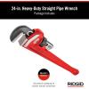 image:imageRidgid 31035 model 36 HeavyDuty Straight Pipe Wrench 36 Plumbing Wrench24
