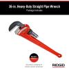 image:imageRidgid 31035 model 36 HeavyDuty Straight Pipe Wrench 36 Plumbing Wrench36