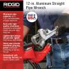 image:imageRidgid 47057 Model 812 Aluminum Straight Pipe Wrench 12inch Plumbing Wrench Silver SmallWrench