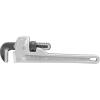 image:imageRIDGID 31090 Aluminum Straight Pipe Wrench 10 Sturdy Plumbing Wrench with Self Cleaning Threads and Hook JawsSmall