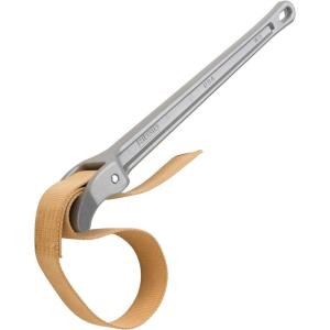 image:imageRIDGID 31360 Model 5 Adjustable Nylon Strap Wrench for up to 5 Polished Pipe Ergonomic Pipe Wrench with Adjustable Nylon Strap and Long HandleWrench