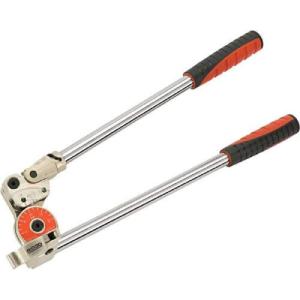 image:imageRIDGID 38048 Model 608 HeavyDuty Stainless Steel Pipe and Tubing Bender 12 Pipe Bender with Extra Long Handles Black Red SilverBender