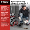 image:imageRIDGID 52363 Model K400 Drain Cleaning 120Volt Drum Machine Kit with C32IW 38 x 75 Cable