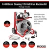 image:imageRIDGID 52363 Model K400 Drain Cleaning 120Volt Drum Machine Kit with C32IW 38 x 75 Cable