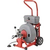 image:imageRIDGID 93557 K6200 Drum Machine with 58 Inch Solid Core Cable and AUTOFEED Control Drain Cleaner Machine and Drain Cleaning Snake