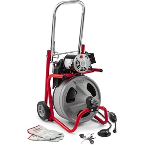 image:imageRIDGID 52363 Model K400 Drain Cleaning 120Volt Drum Machine Kit with C32IW 38 x 75 Cable